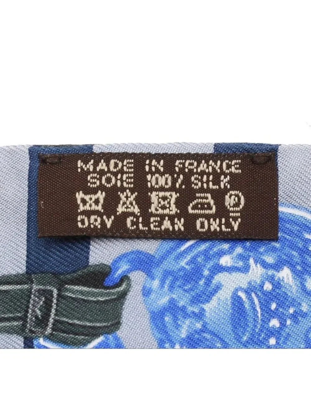 Hermes Twilly Scarf Brid Gala Ceremonial Bridle Blue
